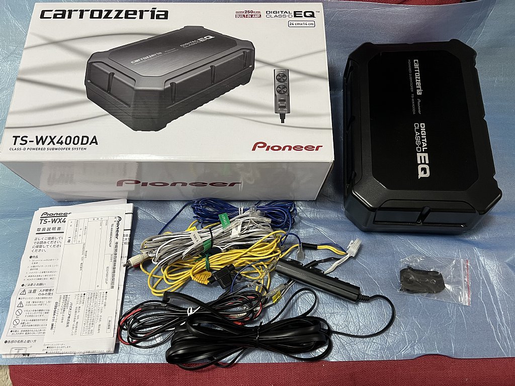 カロッツェリア パワードサブウーハー パイオニア TS-WX910A 中古 動作確認済み carrozzeria パワードサブウーファー TS-WX910A カロッツェリアサブ