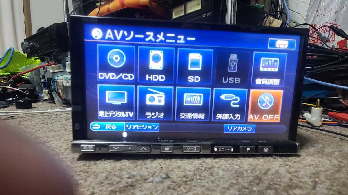VIE-X08 アルパイン HDD 7型 フルセグ ナビゲーション