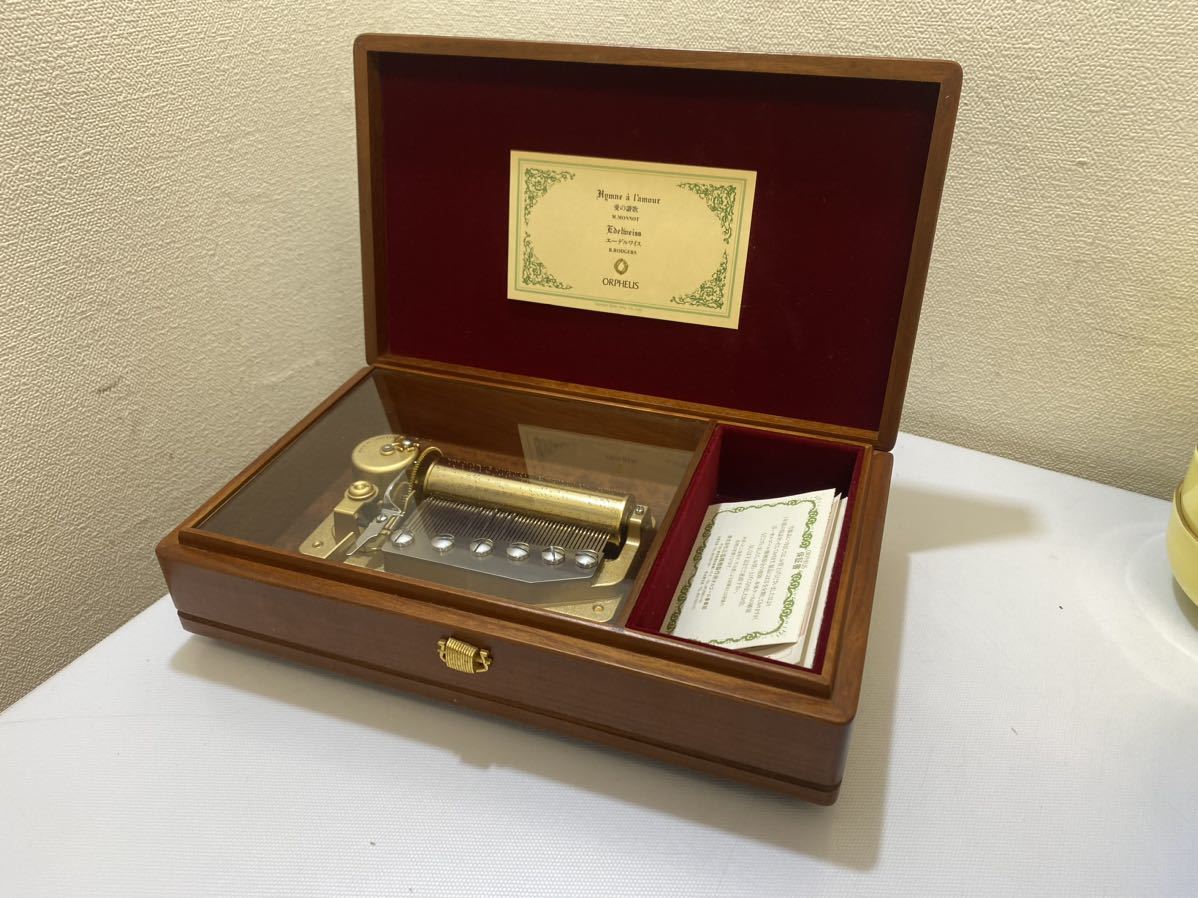 LEPETE様専用ORPHEUS オルゴール 50弁 愛の讃歌 エーデルワイス