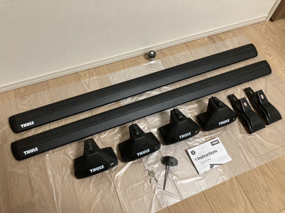 やや傷や汚れあり】THULE ベースキャリア 7105 7112B 5006 BMW MINI 