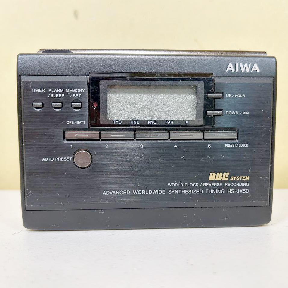 ラジオカセットステレオプレーヤー AIWA HS-JX50 ジャンク品 【公式通販】