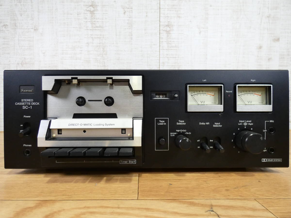 H4）Sansui D-770R ステレオカセットデッキ テープデッキ