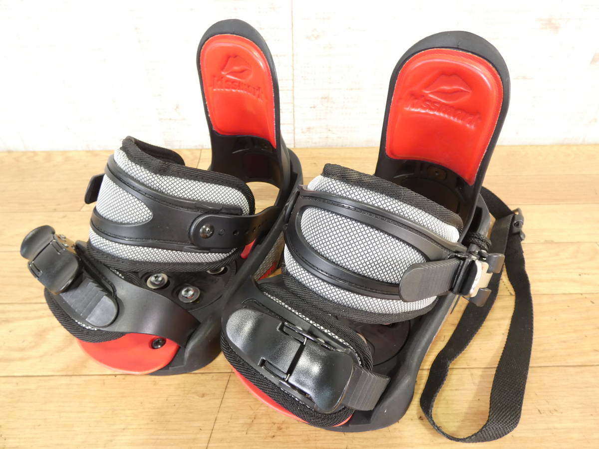 スノーボード Kissmark キスマーク ビンディング Mサイズ（ブラック
