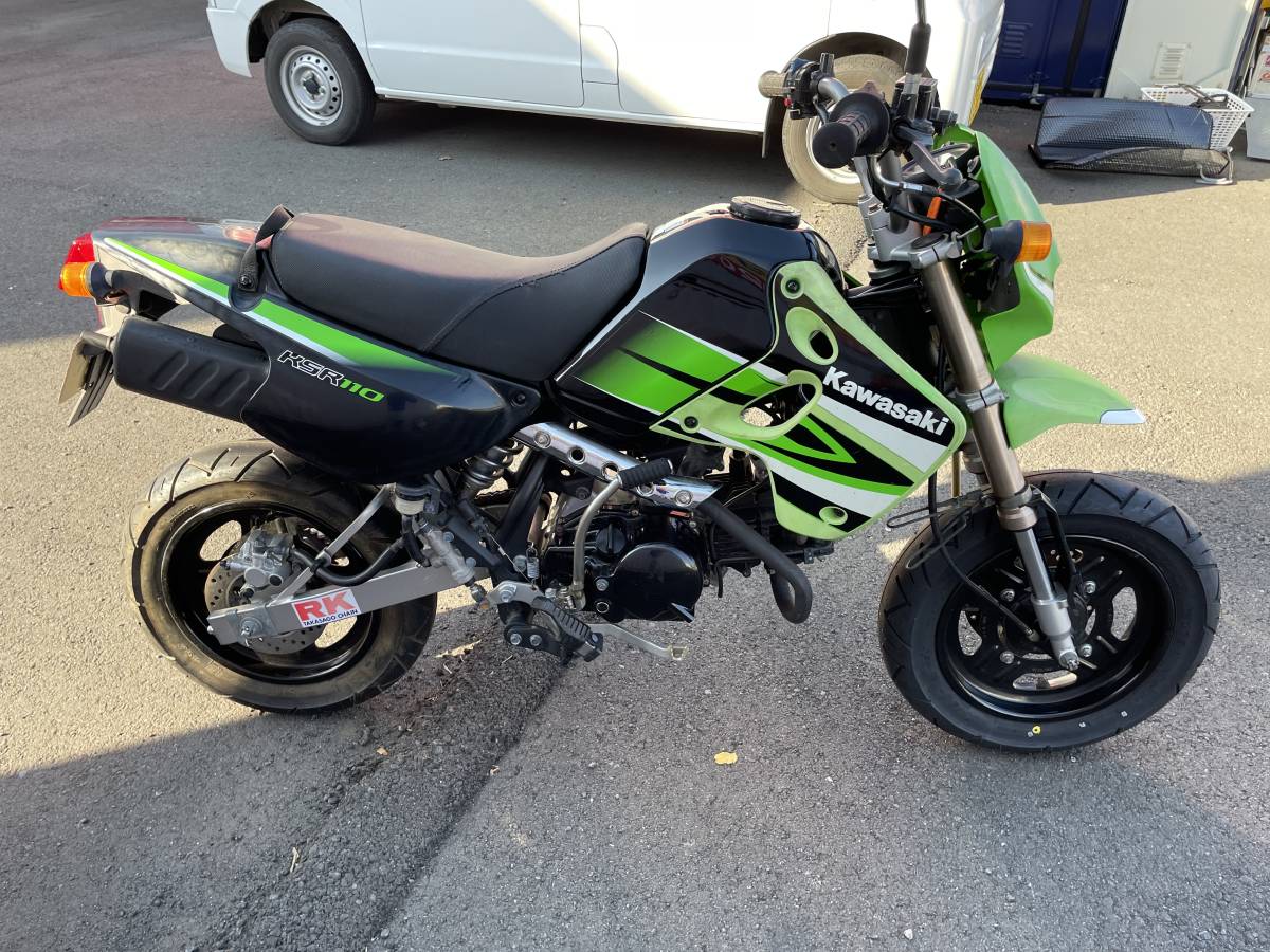 やや傷や汚れあり】カワサキ KSR１１０フルノーマル車両 ノークッチの ...