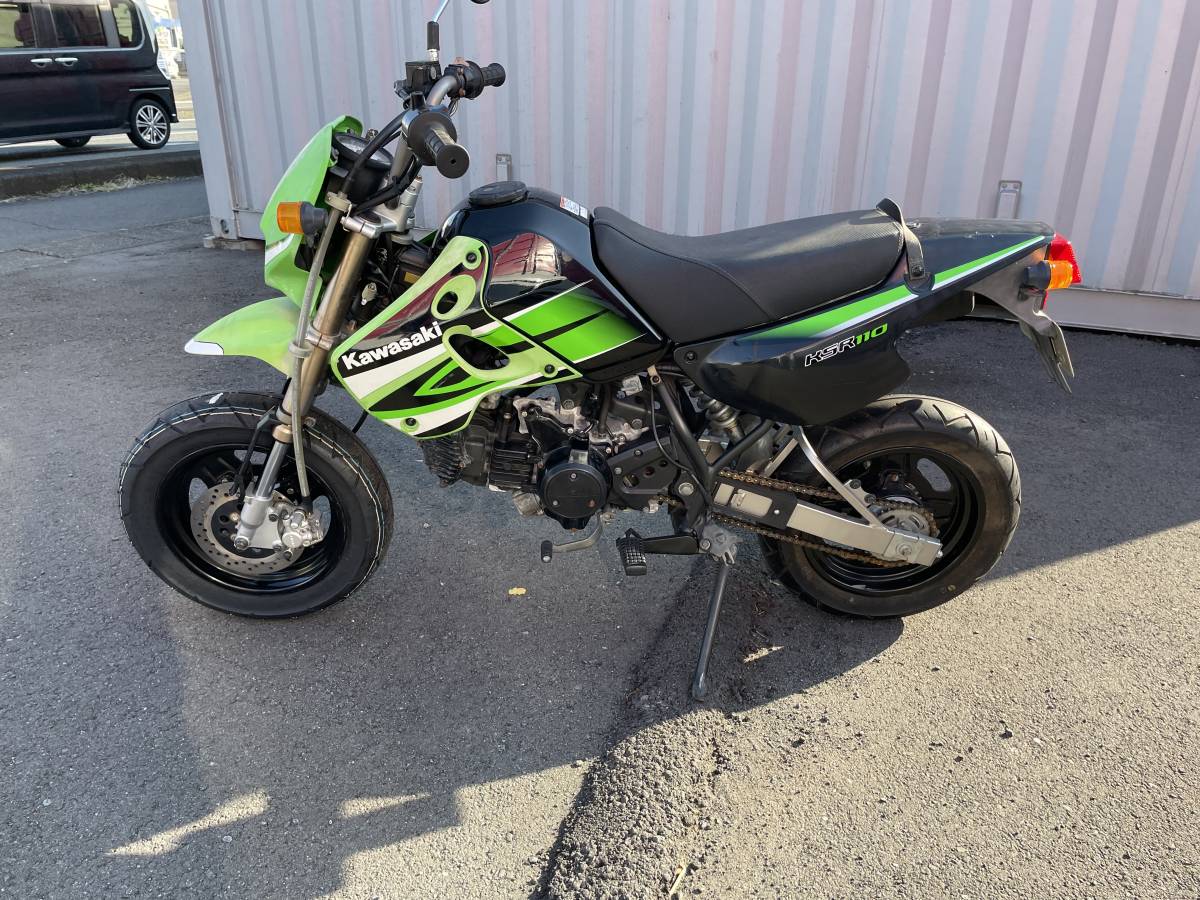 やや傷や汚れあり】カワサキ KSR１１０フルノーマル車両 ノークッチの ...