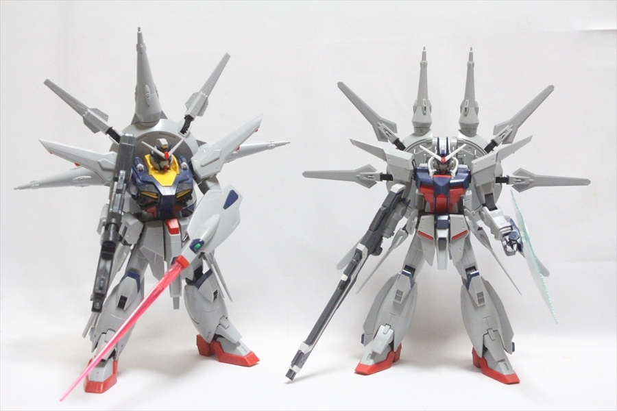 傷や汚れあり】【組済/ジャンク】2点セット 1/100☆レジェンドガンダム