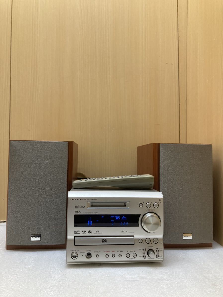 【美品・動作OK】ONKYO オンキョー FR-X7DV DVD/MDコンポ MDLP ONKYO オンキョー オンキヨー CD&frasl;MD コンポ FR-X7DV ONKYO オンキョー