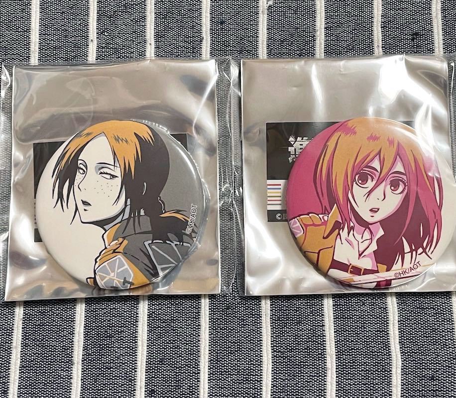 進撃の巨人 激レア 浅野恭司原画展 缶バッジ ヒストリア ☆進撃の巨人 リヴァイ 缶バッジ WIT STUDIO 浅野恭司 原画展