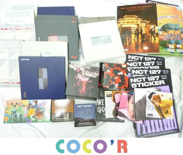 【やや傷や汚れあり】【まとめ売り 中古品】 韓流 ENHYPEN NCT 他 DIMENSION ANSWER STICKER CD 等 ...