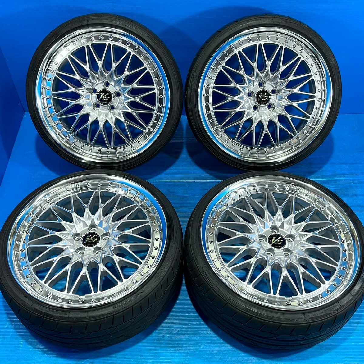 19インチ work Vs xv ホイールセット pcd100 プリウス等に。