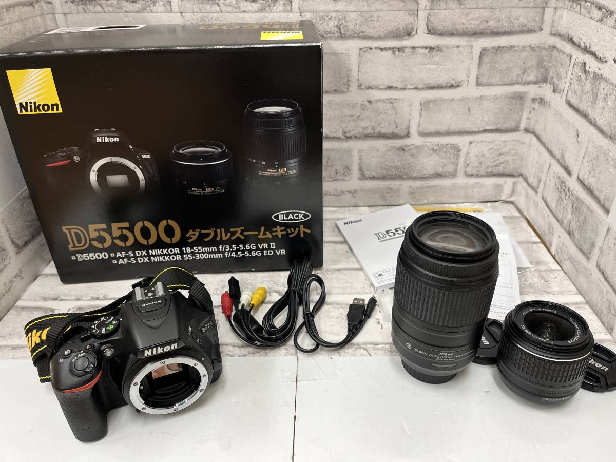【ジャンク品】Nikon D5600 ダブルズームキット D5600 美品ダブルズームキット