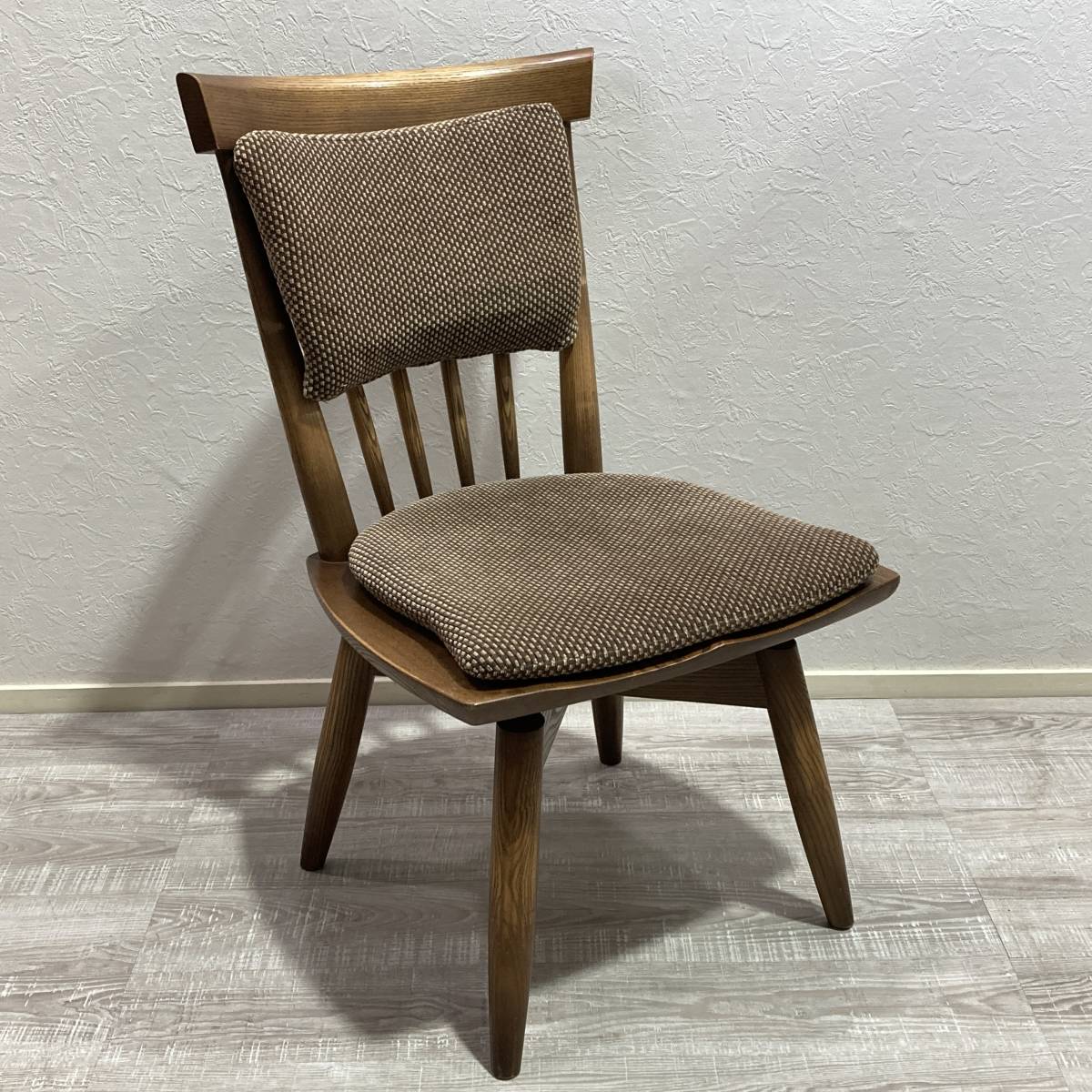 ナガノインテリア チェア 回転 ナガノインテリア 天然木 回転式