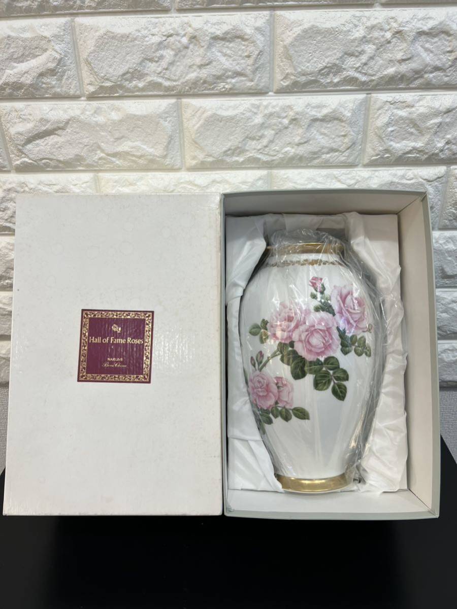 ナルミ NARUMI Hall of Fame Roses 花瓶 箱付き
