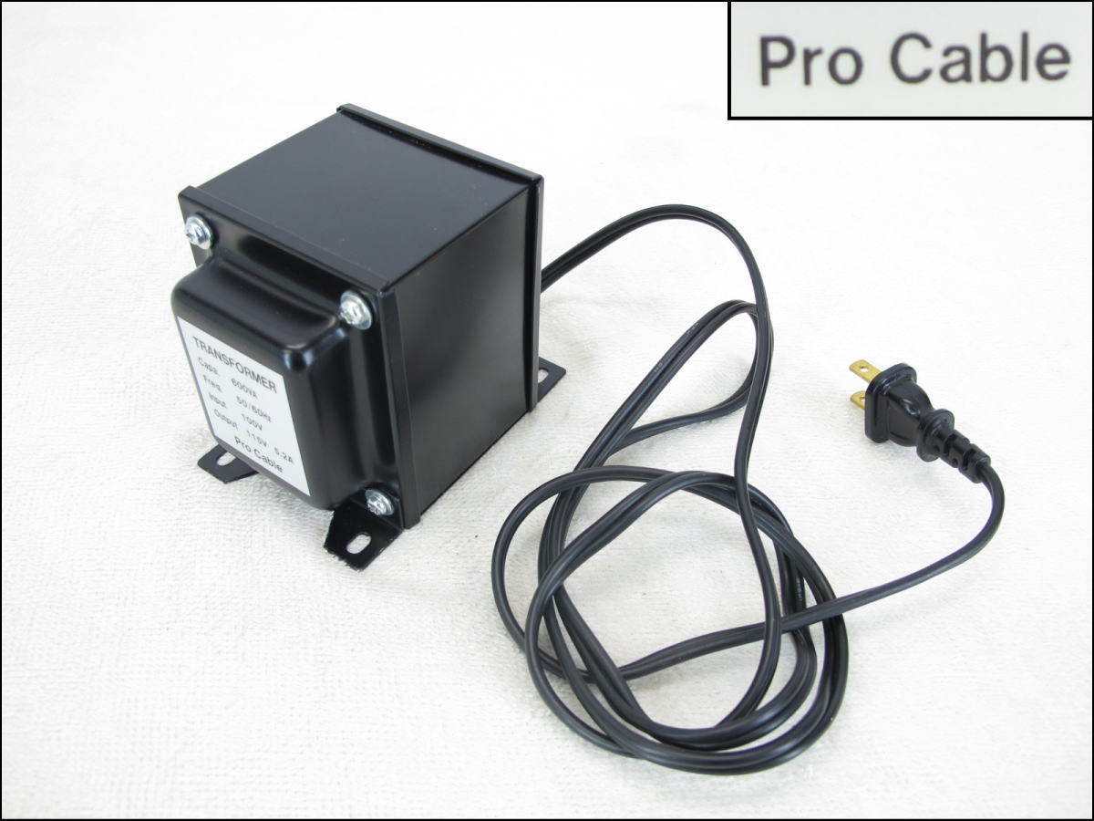 昇圧トランス(プロケーブル製 100v→115v) Amazon.co.jp: プロケーブル