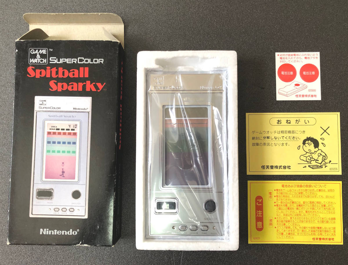 未使用】［新品］ゲームウォッチ スピットボールスパーキー GAME 
