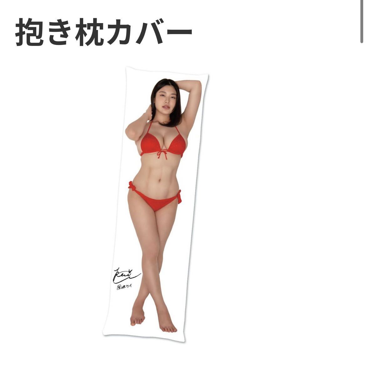 風吹ケイ抱き枕カバー グラビア切り抜き 風吹ケイ 凪ひかる