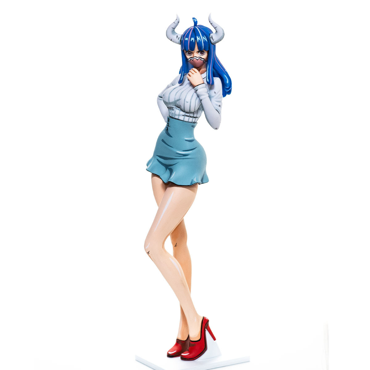 ワンピース フィギュア リペイント GLITTER&glamours アニメ塗り 未使用に近い】二次元 リペイント うるティ ONE PIECE ワンピース