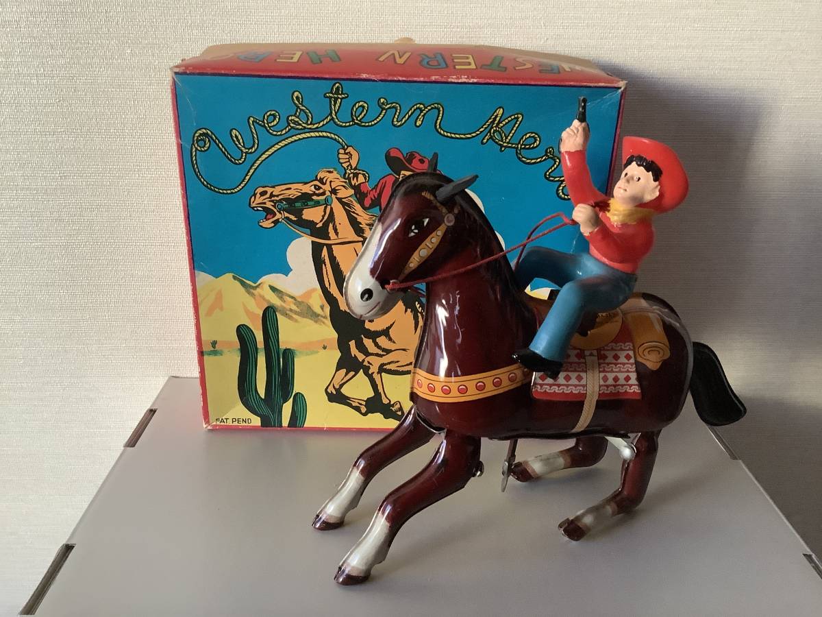 ブリキのおもちゃ『 WESTERN HERO 』1950年代 万盛玩具製