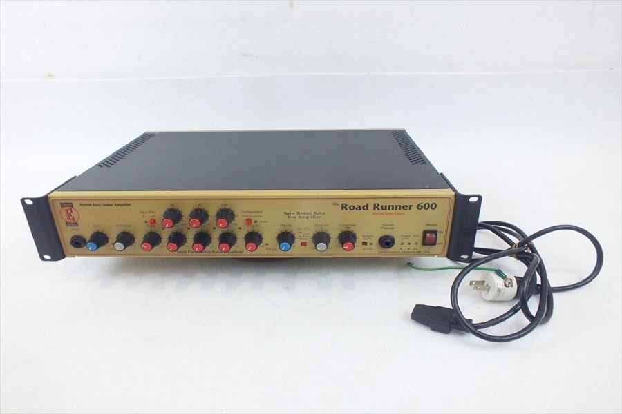 【やや傷や汚れあり】☆ DAVID EDEN The Road Runner 600 ベースヘッドアンプ 中古 230107T3113の落札