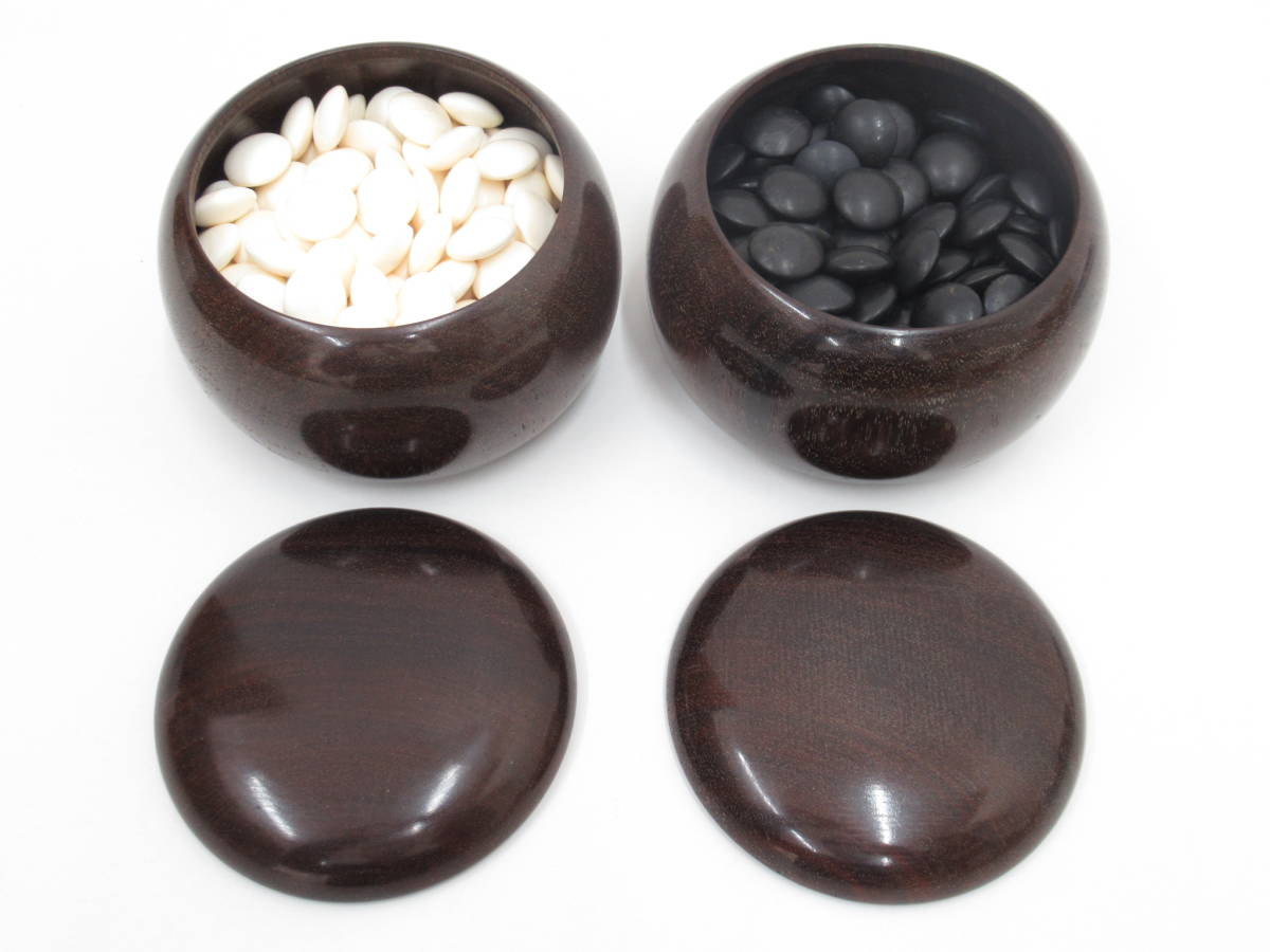 本蛤碁石 40号 11mm 白182個 黒183個