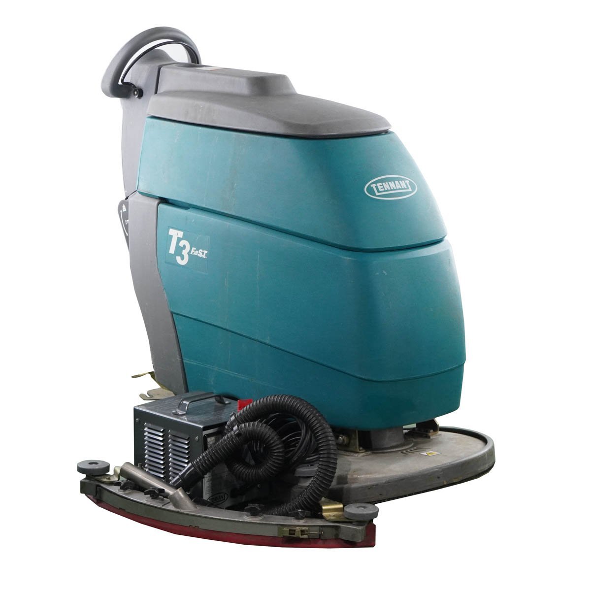 ﾃﾅﾝﾄｶﾝﾊﾟﾆｰ ﾊﾞｯﾃﾘｰ式歩行型ｽｸﾗﾊﾞｰ T2 鍵有 ﾊﾞｯﾃﾘｰ4つ(使用2つ）