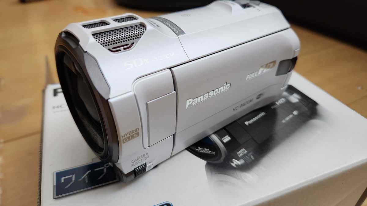 美品 4K ビデオカメラ Panasonic HC-VX980M ホワイト 未使用に