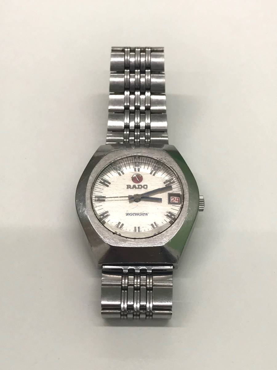 【傷や汚れあり】2290 DADO ラドー ROTHORN 自動巻き カットガラス 稼働 現状品の落札情報詳細 - Yahoo!オークション ...