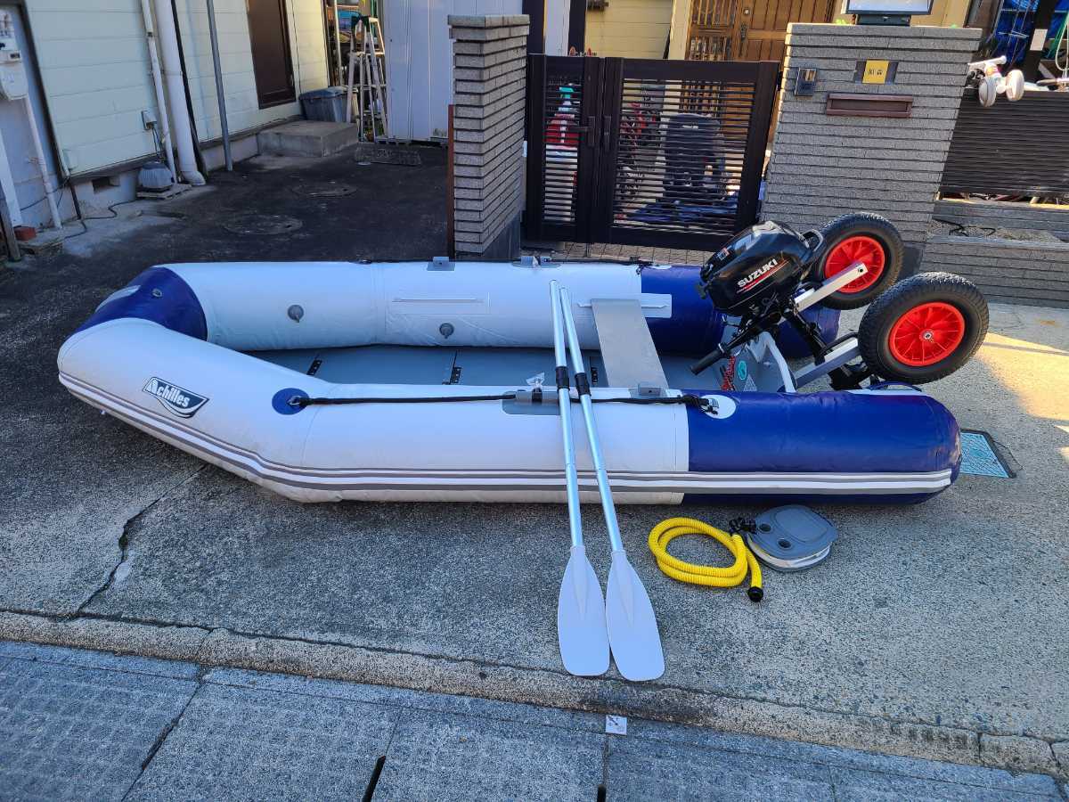 アキレス 4人乗りパワーボート LCS-315 全長約3.15m ゴムボート