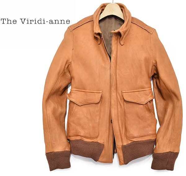 The viridi-anne ライダースジャケット レザージャケット 1 ザ ヴィ