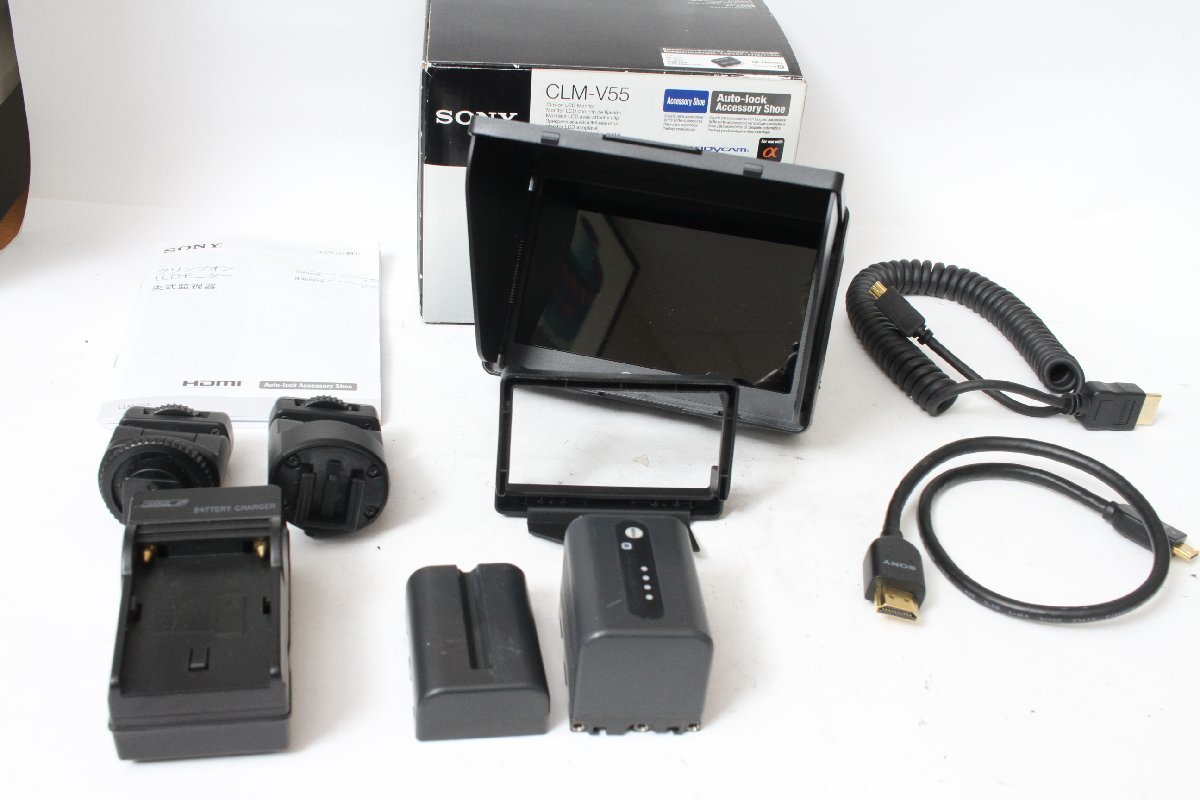 SONY CLM-V55 クリップオン LEDモニター