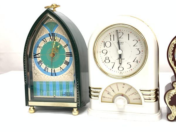 中古】当時物 SEIKO Musica CORONA MELODIA 他 目覚まし時計 置き時計