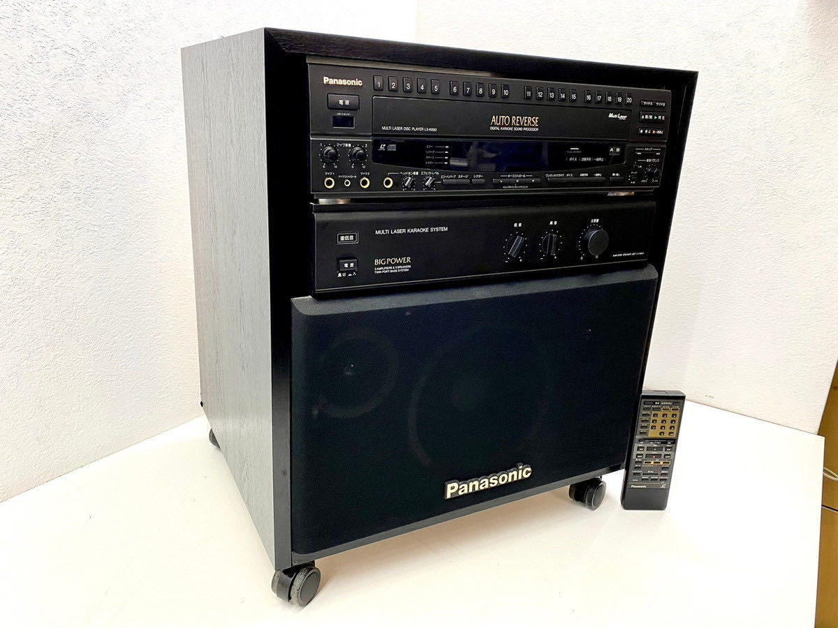 目立った傷や汚れなし】233-174 Panasonic カラオケシステム カラオケ