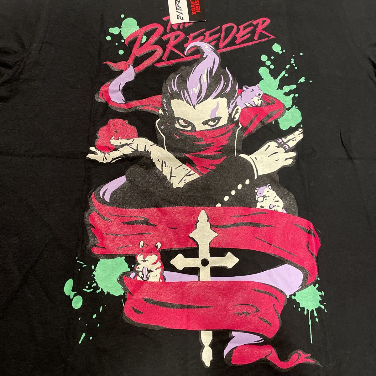 LISTEN FLAVOR Tシャツ M ダンガンロンパ 田中眼蛇夢 未使用 未使用】未使用保管品 LISTEN FLAVOR ダンガンロンパ 限定コラボ T