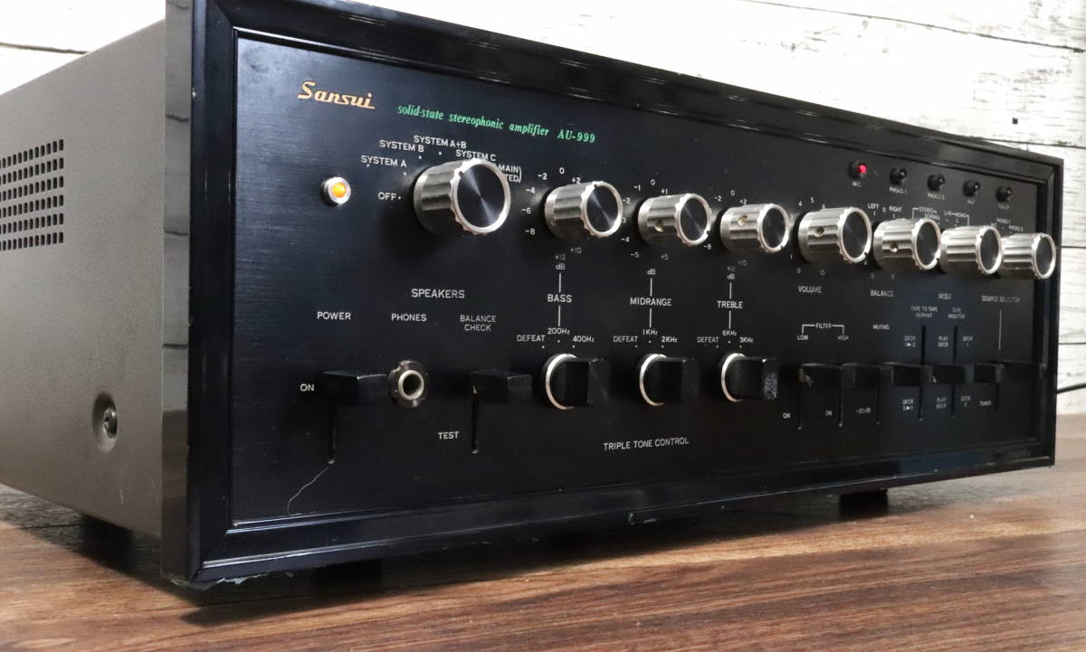 Sansui AU-777Dプリアンプ Sansui AU-777D Stereo Integrated Amplifier 1969 Vintage