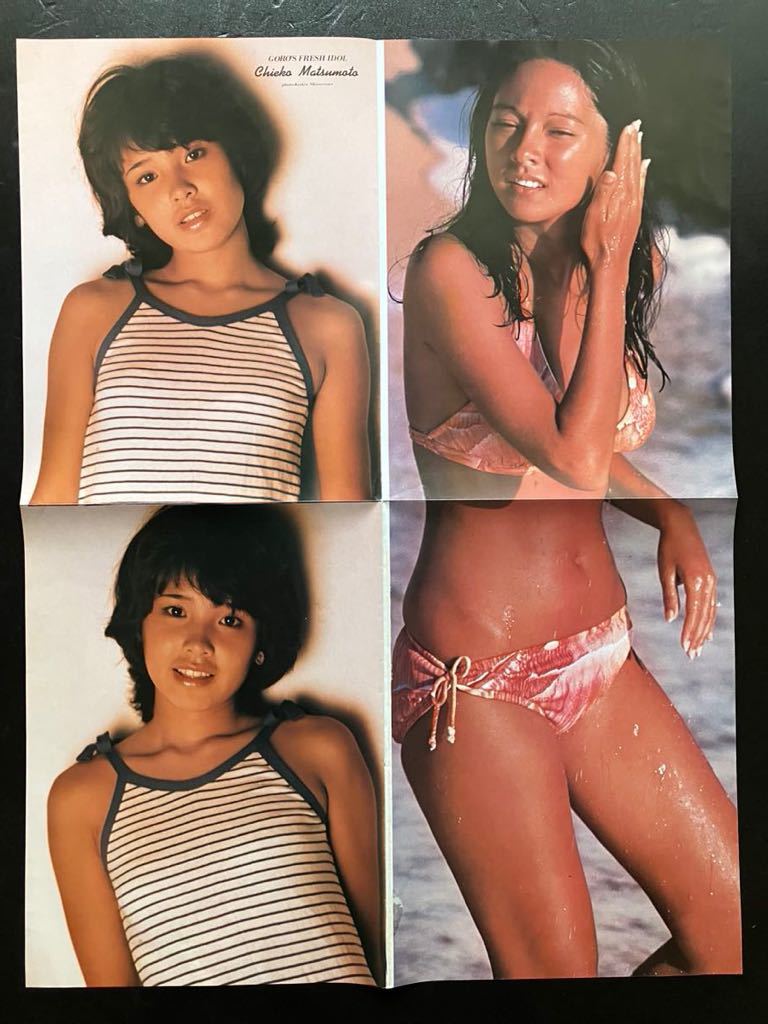 やや傷や汚れあり】大型ポスター アグネスラム 松本ちえこ 水着の落札