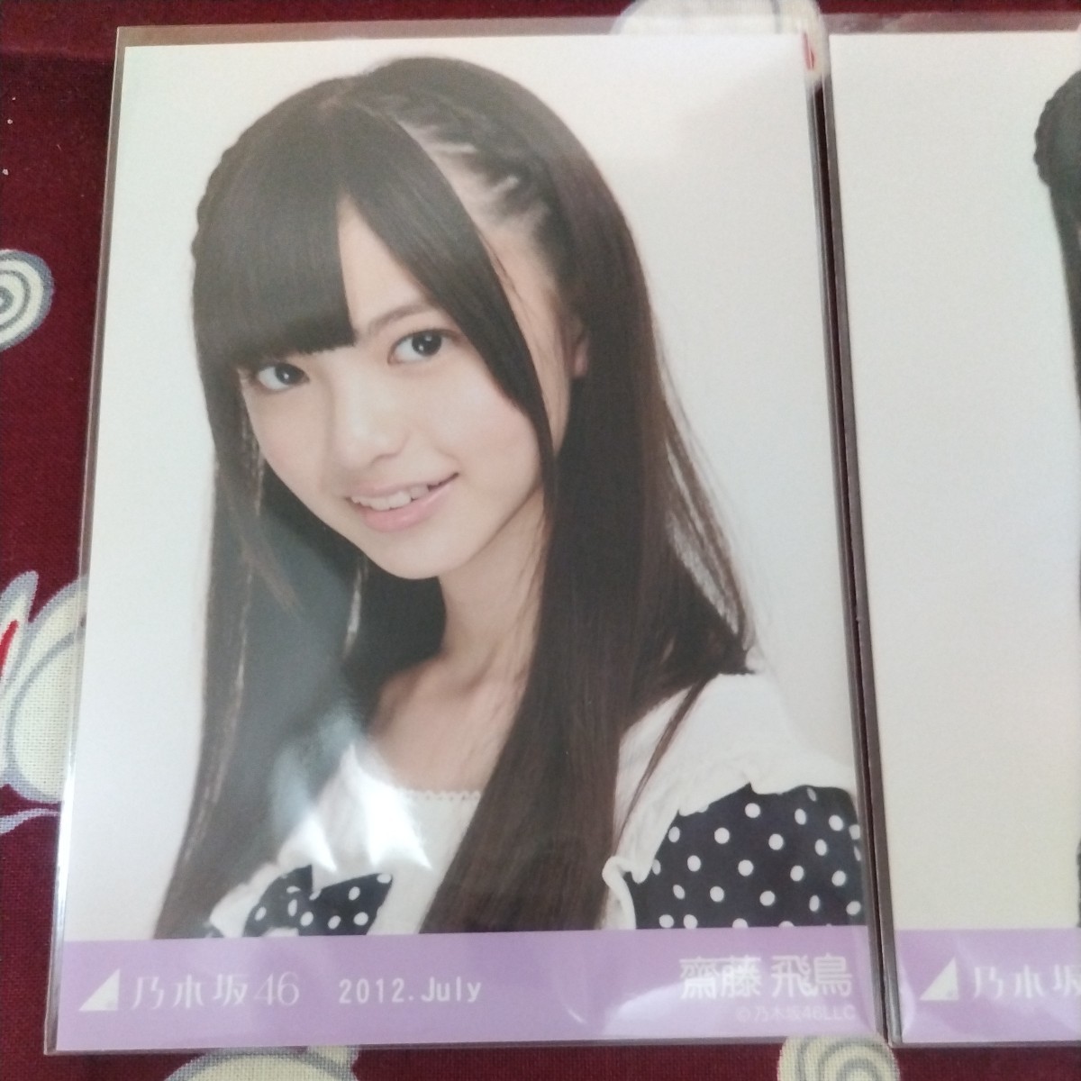 乃木坂46 生写真齋藤飛鳥2012.July 私服コンプ