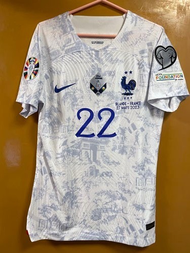 【EURO2024】フランス代表 オーセンティックユニフォーム テオエルナンデス NIKE フランス代表 2024 ユニフォーム ホーム 半袖