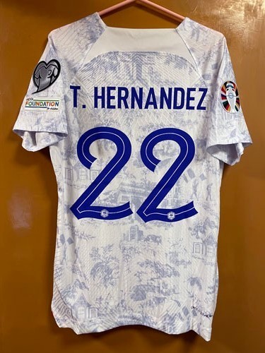 【EURO2024】フランス代表 オーセンティックユニフォーム テオエルナンデス 2024 フランス代表 HOMEオーセンティックユニフォーム／サッカー