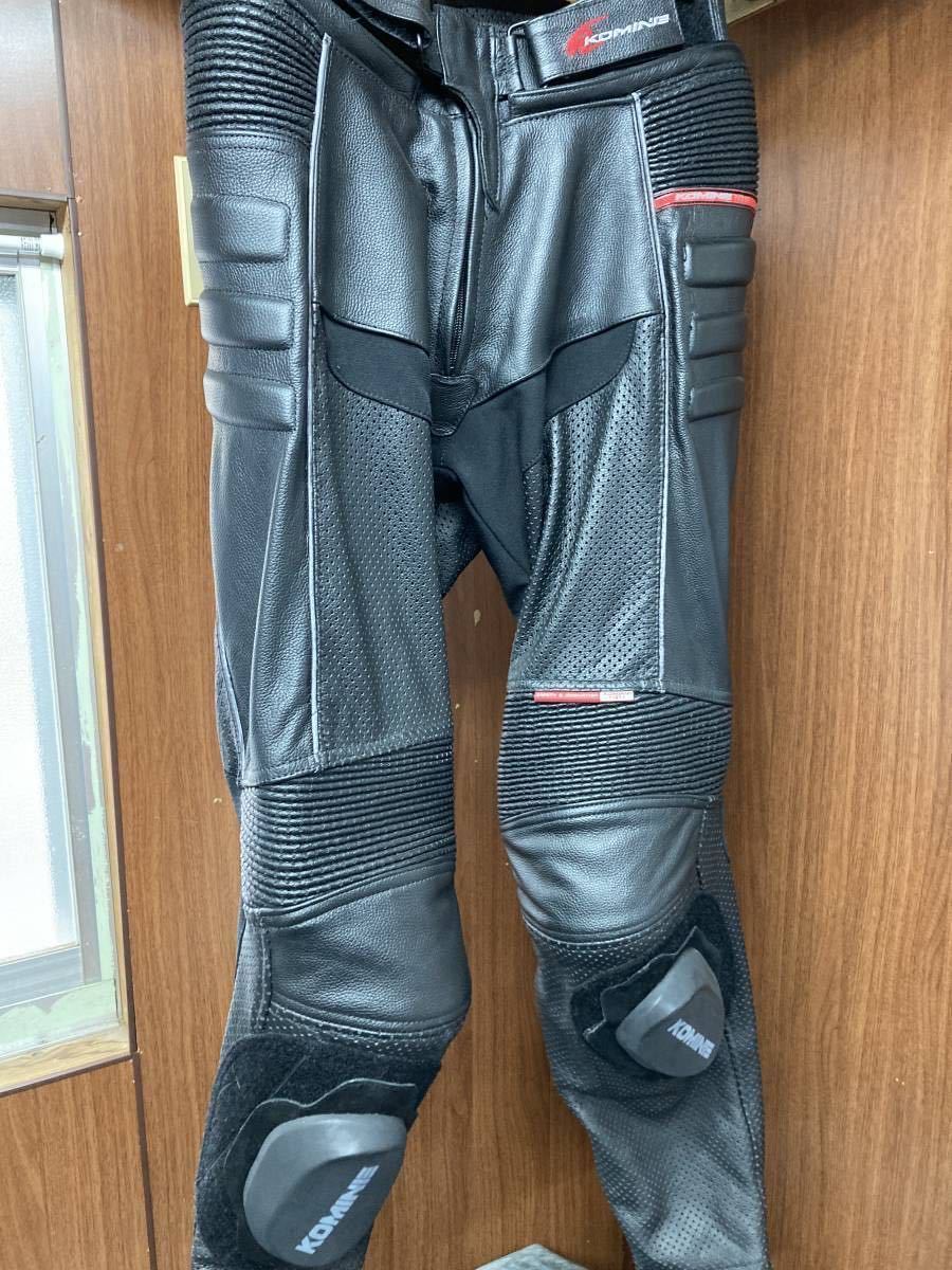 目立った傷や汚れなし】KOMINE コミネ PK-780 レザーパンツ サトゥルノ