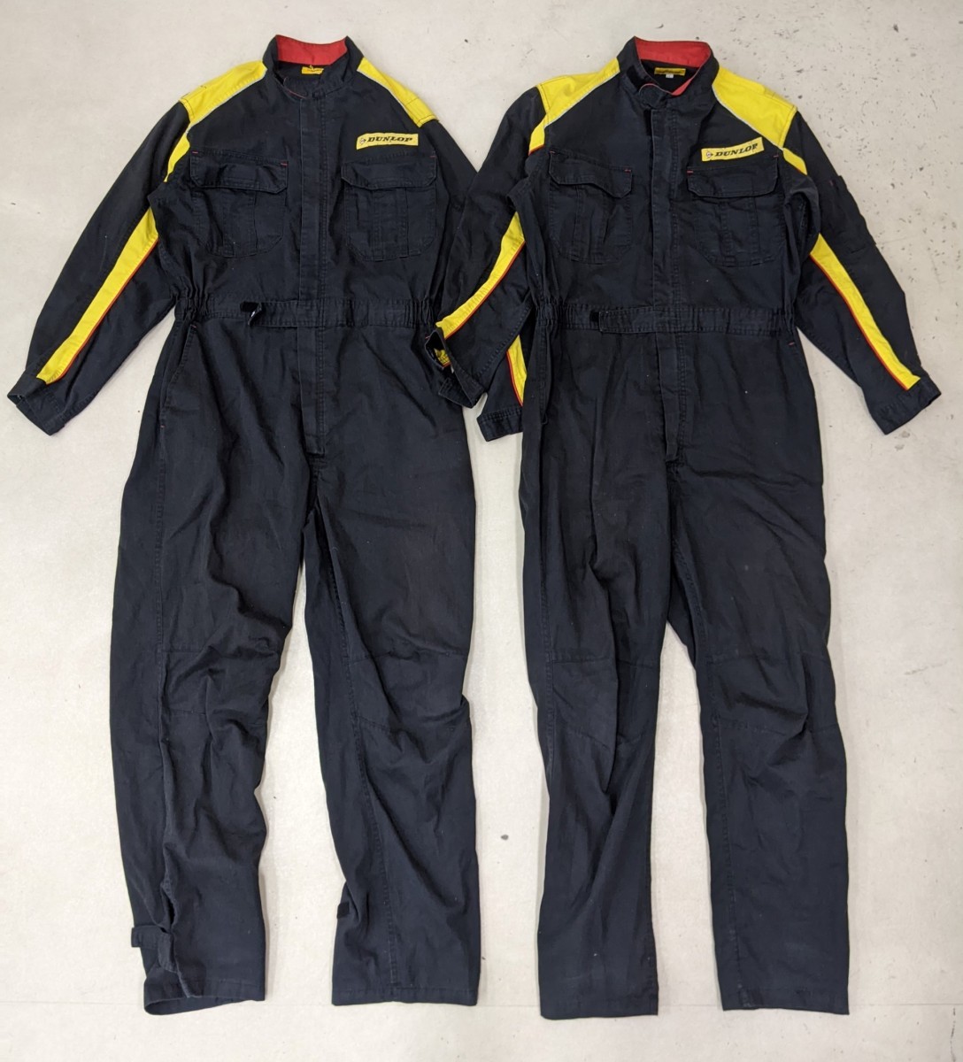 やや傷や汚れあり】6．2点DUNLOP ダンロップつなぎ オールインワン