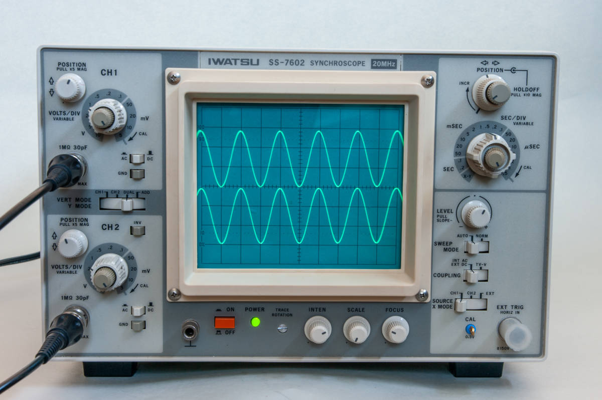 IWATSU 岩通 オシロスコープ SS-7802A 20MHz 2ch 岩通 アナログ IWATSU 岩通 オシロスコープ SS-7802A 20MHz 2ch 岩通 アナログ