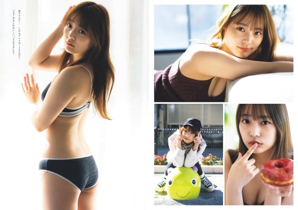 やや傷や汚れあり】李始燕 イ・シヨン NMB48 切り抜き9ページ 週刊