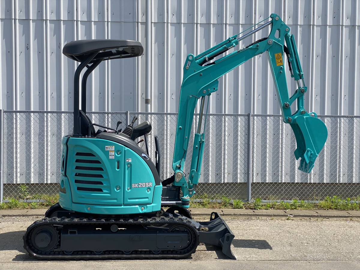 V-0011】コベルコ SK20SR-6 ミニ油圧ショベル バックホー ユンボ 2t