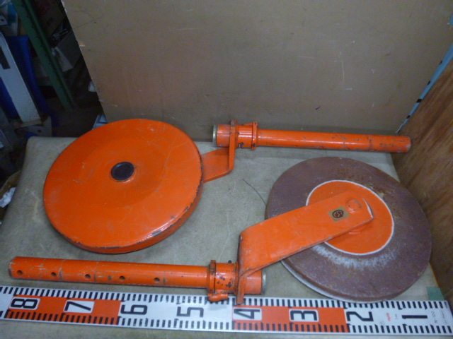 29．ヤンマートラクター 尾輪 ビリン びりん ロータリ 2個セット