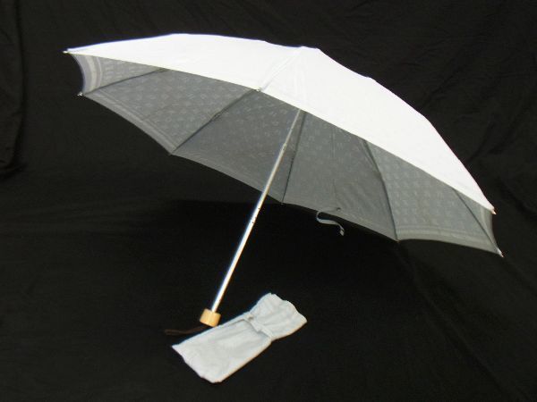 BURBERRY バーバリー 密 黒 ノバチェック柄 長傘 雨傘