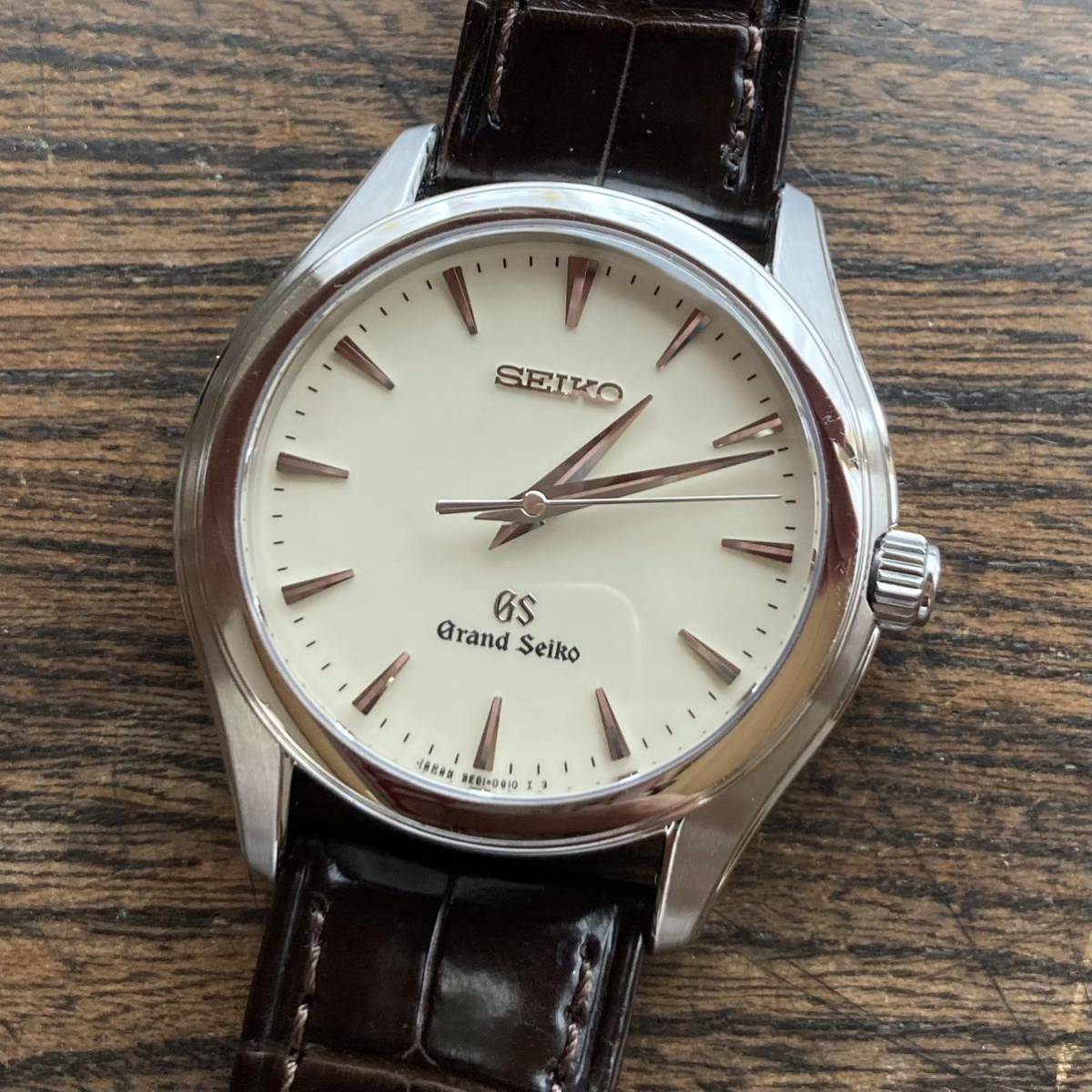 やや傷や汚れあり】SEIKO グランドセイコー 9F61-0A10 SBGX009  