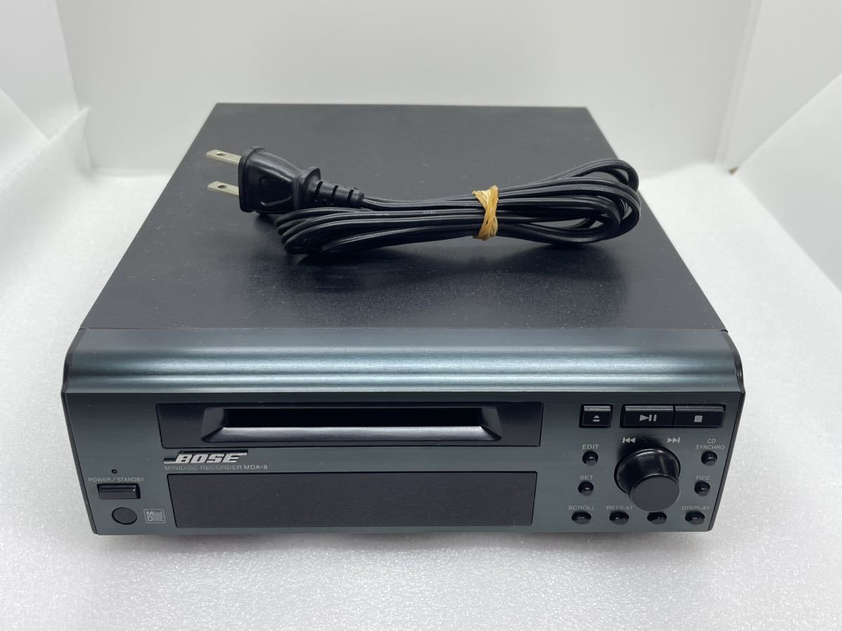 【全体的に状態が悪い】BOSE MDA8 MINIDISC RECORDER ボーズ MDレコーダー MDデッキ ミニディスクレコーダーの