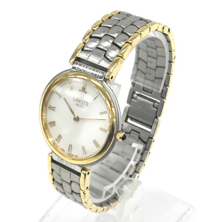 やや傷や汚れあり】【BEBD7006】LANCETTI ランチェッティ 腕時計 18K+