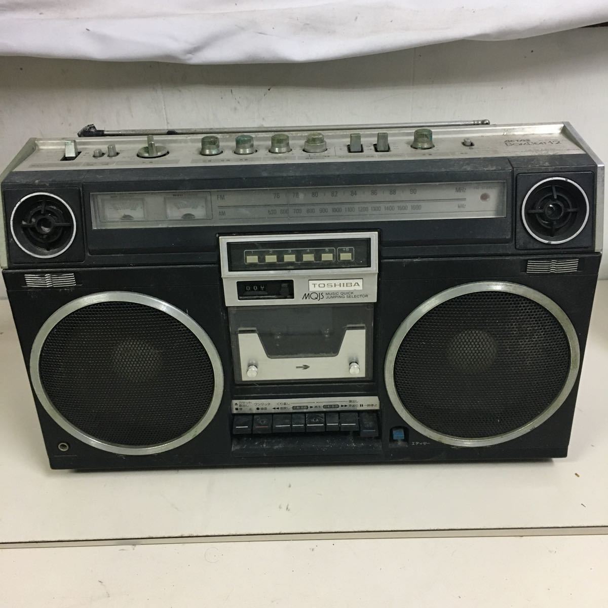 TOSHIBA 東芝 BOMBEAT RT-S70 FM AM ステレオ ラジオ カセット