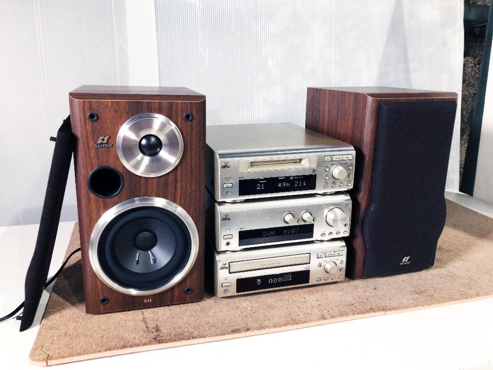 SANSUI AV-H07 ミニコンポ　ジャンク品 SANSUI AV-H07 ミニコンポ ジャンク品